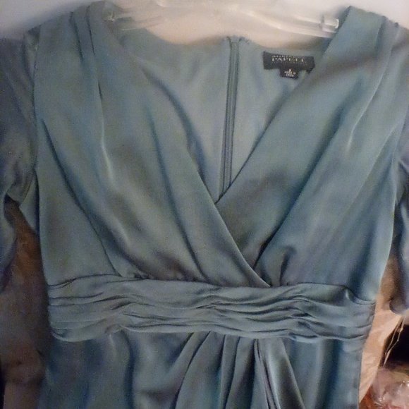 ADRIANNA PAPELL  CHIFFON DRESS W/ BEADS NWT FORMAL WEAR - Picture 11 of 12
